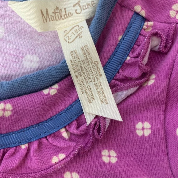 Matilda Jane Dress Baby Girl 12-18 Months Through The Trees Style 24925D - Picture 3 of 6